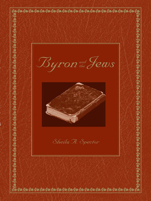 cover image of Byron and the Jews